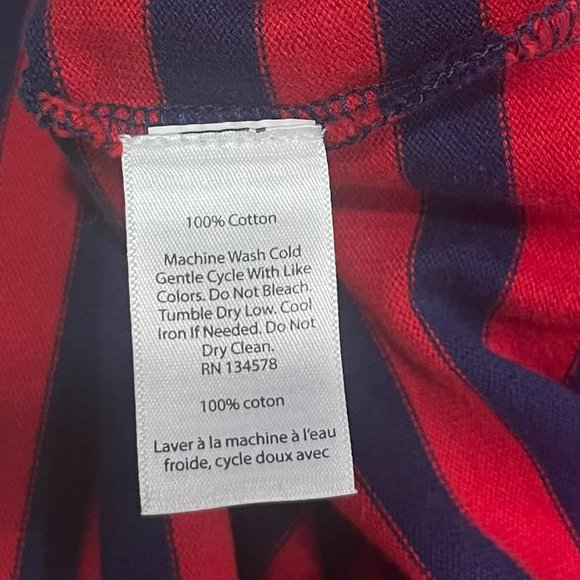 NWT Vineyard Vines Women's Nautical Striped Long Sleeved Dress, Size XS - Picture 6 of 6